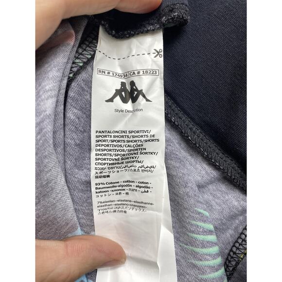 Kappa Shorts Womens Large Multicolor Hawaiian Floral Compression Skin Fit Waist - Picture 10 of 13